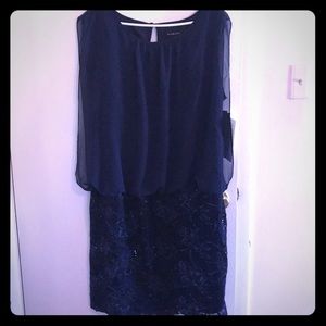 Plus size evening dress.